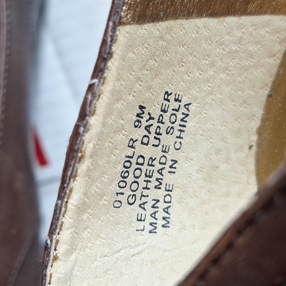 KENNETH COLE REACTION 9M GOOD DAY LEATER DRESS SHOES BROWN - Picture 9 of 10